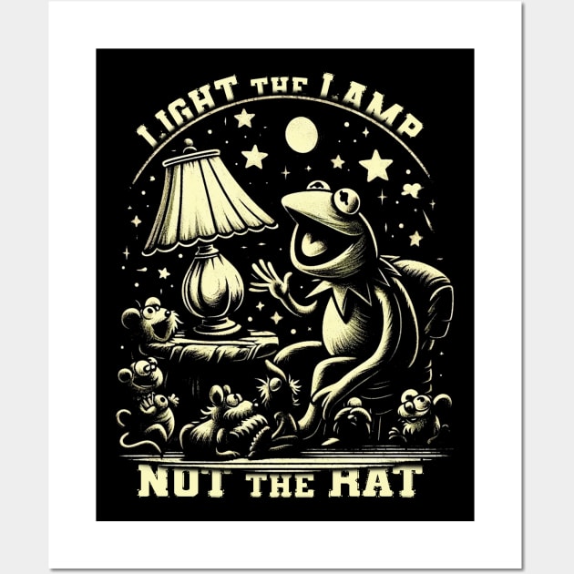 Light the lamp // Christmas Carols Wall Art by Trendsdk